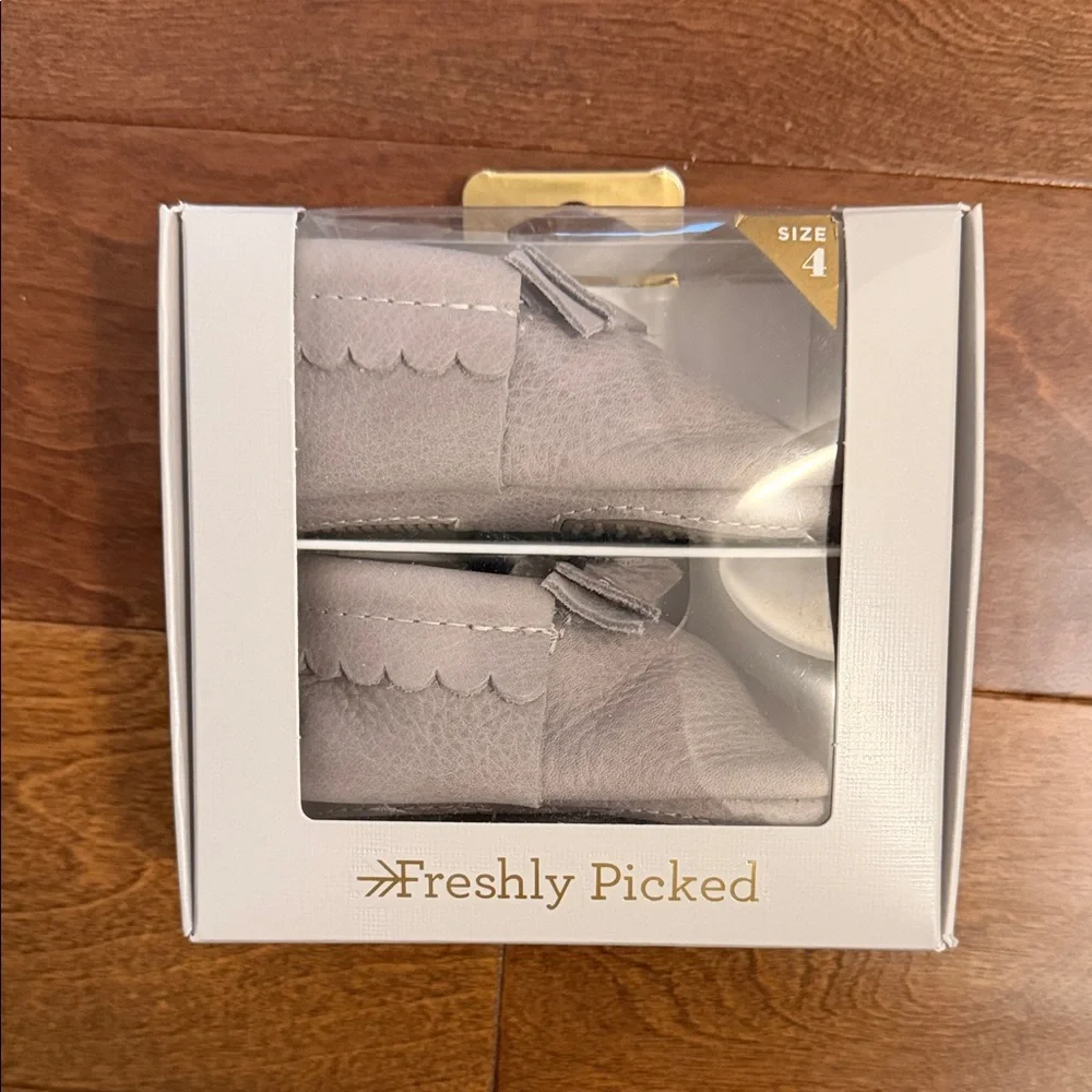 Freshly Picked Kids Moccasins - Light Brown